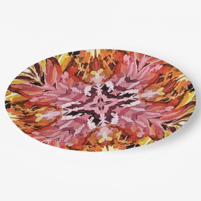 WILDFLOWERS PAPER PLATE (Angled)