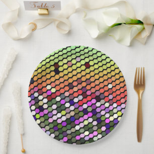 WILDFLOWERS PAPER PLATE