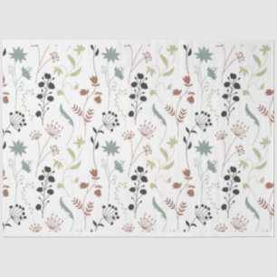 Wildflowers Pattern Tissue Paper