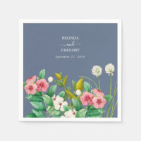 Wildflowers Periwinkle Dusty Blue Wedding