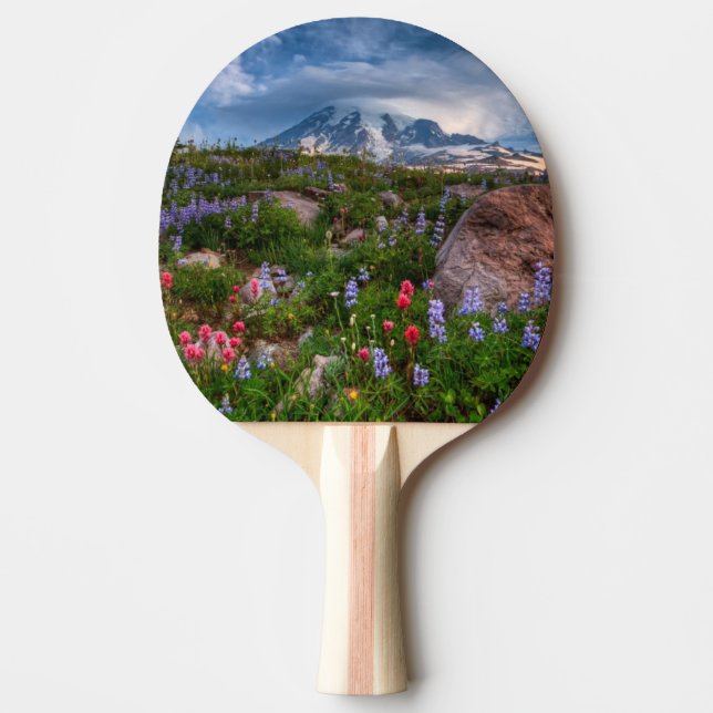 Wildflowers Ping Pong Paddle (Front)