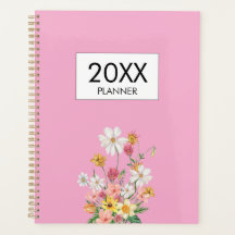 Wildflowers Pink Personalized