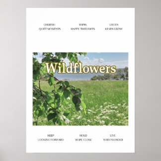 Wildflowers Poster