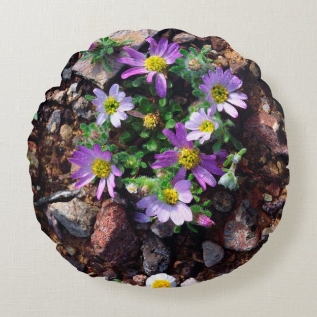 Wildflowers Round Pillow (Front)