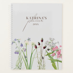 Wildflowers Script Monthly Weekly Monthly Planner