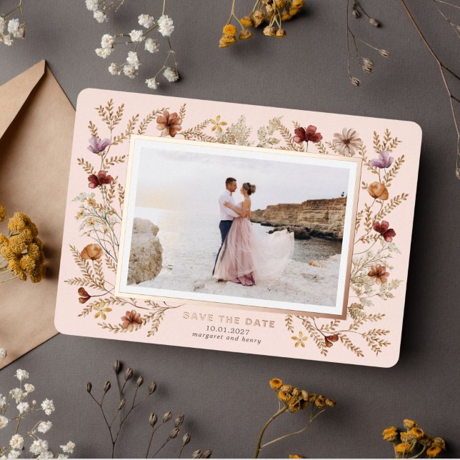 Wildflowers Surround Save the Date (Creator Uploaded)