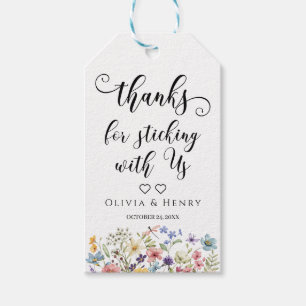 Wildflowers Thank You Gift Tag