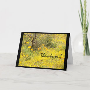Wildflowers Thankyou! Card