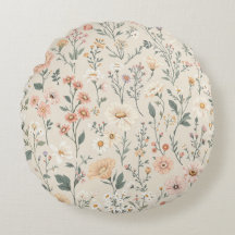 Wildflowers Throw Pillow