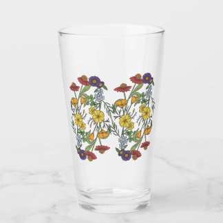 Wildflowers Tumnler Glass