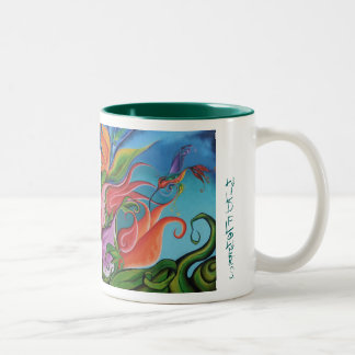 Wildflowers Two-Tone Coffee Mug