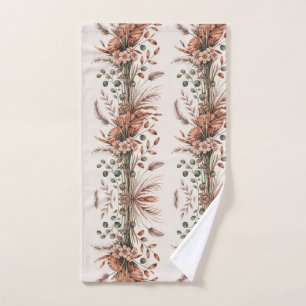 wildflowers vertical hand towel