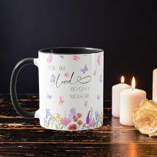 Wildflowers Watercolor Christian Bible Verse Mug