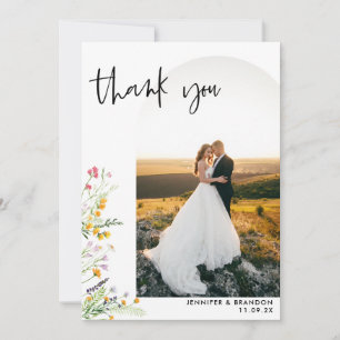 Wildflowers Wedding Arch Photo Thank you