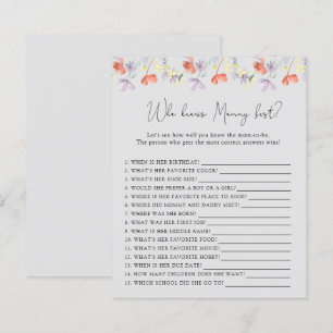 Wildflowers Who knows MOMMY best