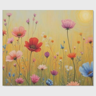 "Wildflowers" Wrapping Paper