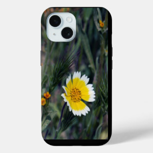 Wildflowers Yellow and White Sunflowers iPhone 15 Case