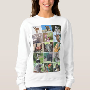 Wildlife 15 Animals Pictured in the Wild Sweatshirt