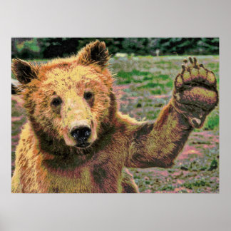 Wildlife 15 blurred poster