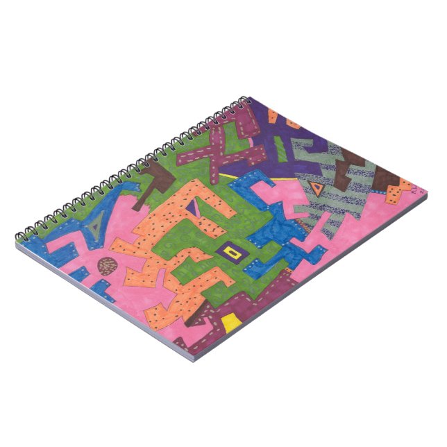 "WildLife" Abstract Art Notebook (Left Side)