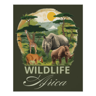 Wildlife Africa  Poster