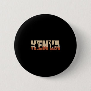 Wildlife African Vacation Travel To Kenya 2 Inch Round Button