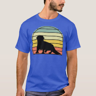 Wildlife Animal Gift Zoo Keeper Retro Otter T-Shirt
