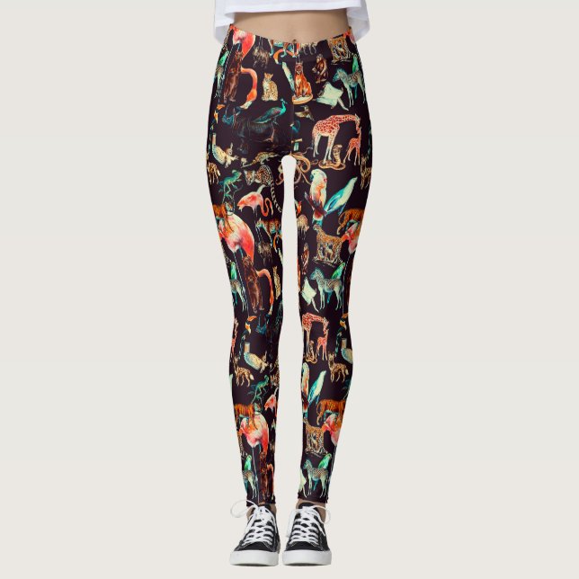 Wildlife animal leggings (Front)
