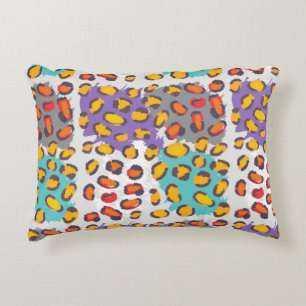 Wildlife animal pattern accent pillow