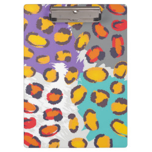 Wildlife animal pattern clipboard