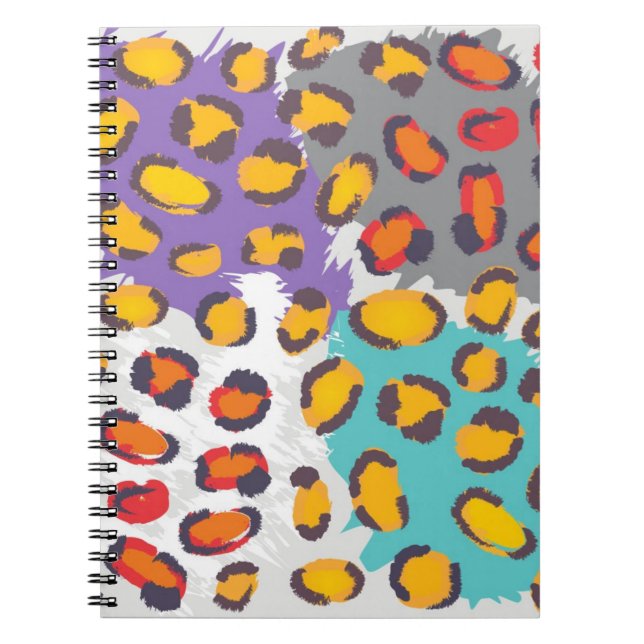 Wildlife animal pattern notebook (Front)