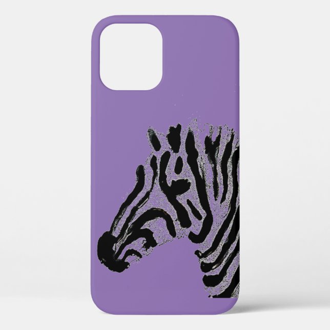 Wildlife Animal Print Zebra Custom Colour Case-Mate iPhone Case (Back)