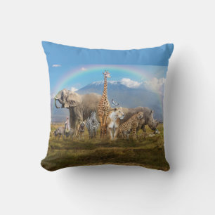 Wildlife Animals Throw Pillow