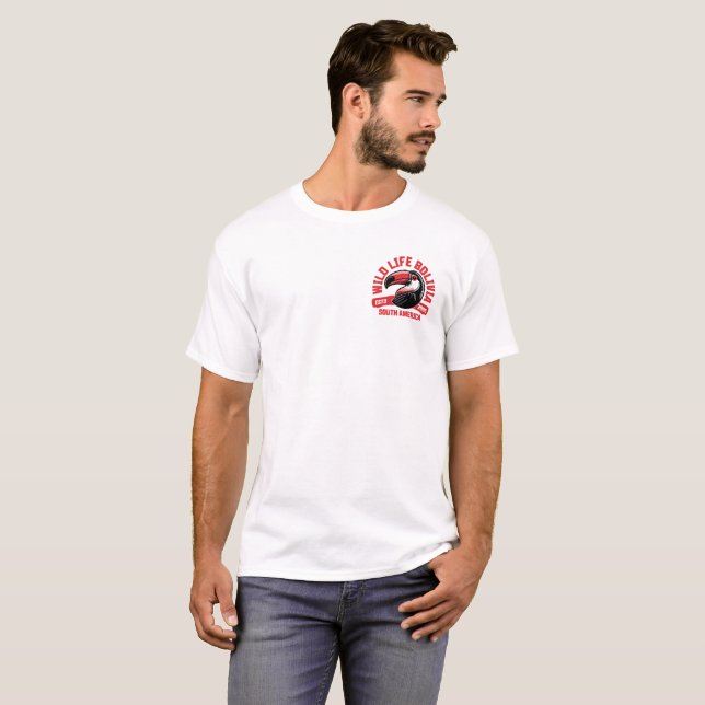 Wildlife Bolivia - Bunter Tukan South America | na T-Shirt (Front Full)