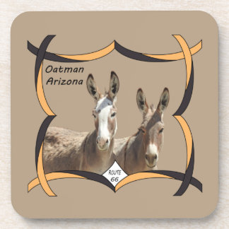 Wildlife coasters, donkeys, Oatman, Arizona Coaster