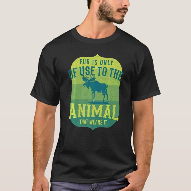Wildlife Conservation Fur For Animals T-Shirt (Front)