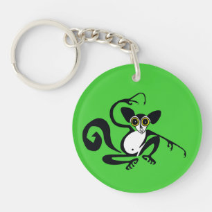 Wildlife- Cool AYE-AYE -Primate - lemur Keychain