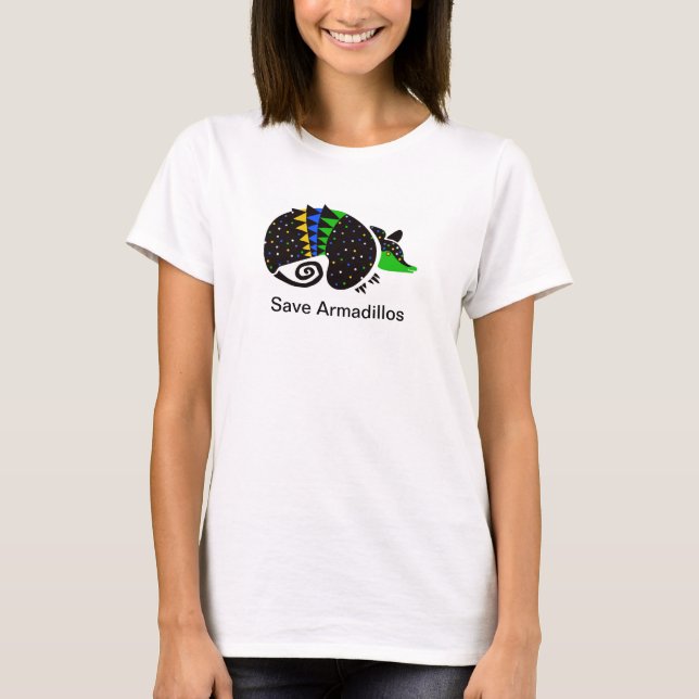 Wildlife - Cute Save ARMADILLOS - Nature - Brazil T-Shirt (Front)
