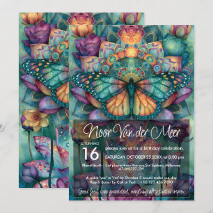 Wildlife Dreams Monarch Butterfly Design Invitation