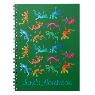 Wildlife gecko reptile eco nature notebook