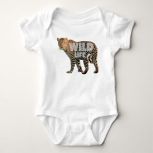 Wildlife gift for Safari lovers tigers elephants  Baby Bodysuit