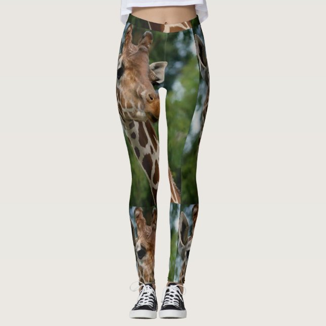 Wildlife Giraffe Lover Leggings (Front)