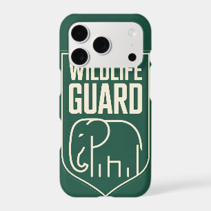 "Wildlife Guard" Minimalist Elephant Shield Emblem