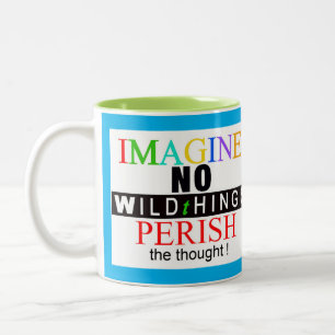 Wildlife - IMAGINE -Endangered animals - Two-Tone Coffee Mug