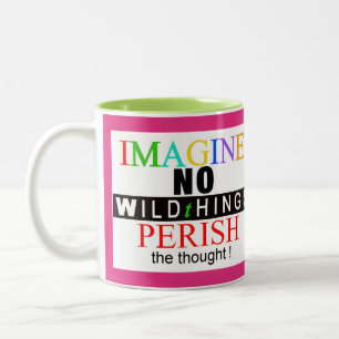 Wildlife - IMAGINE -Endangered animals - Two-Tone Coffee Mug