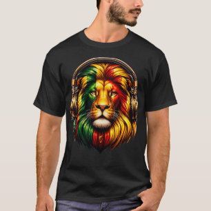 Wildlife Lioness Animal Musician Music Lover Cute T-Shirt