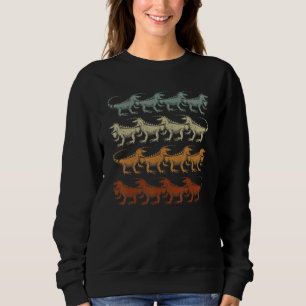 Wildlife Lizard Reptile Pet Owner Animal Retro Igu Sweatshirt