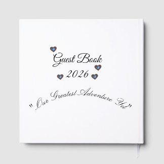 Wildlife Lover Wedding memorial Foil Guestbook