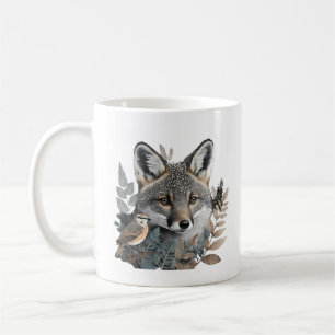 Wildlife Lovers Bird and Fox Mug