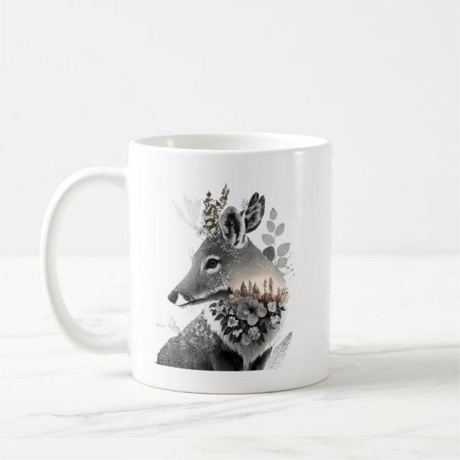 Wildlife Lovers Deer Mug (Left)
